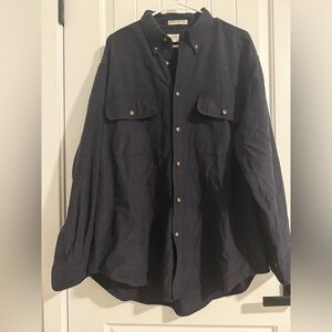 Orvis Black Button-Up Shirt